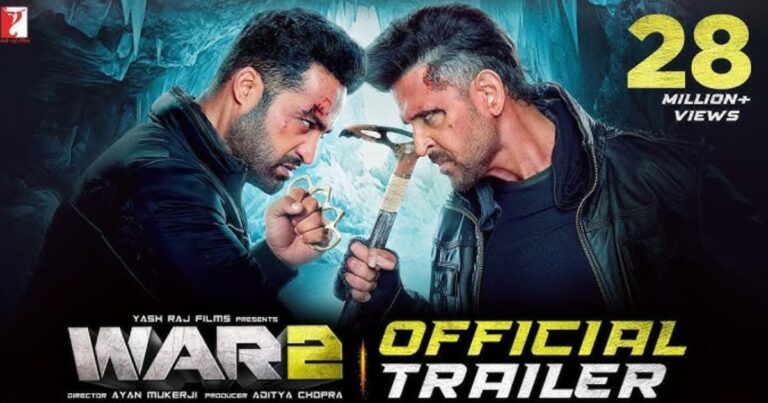 war 2 official trailer 2025